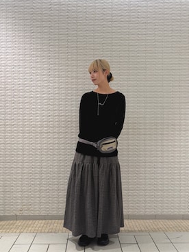 赤松恵衣さん(レディース・158cm)の秋コーディネート