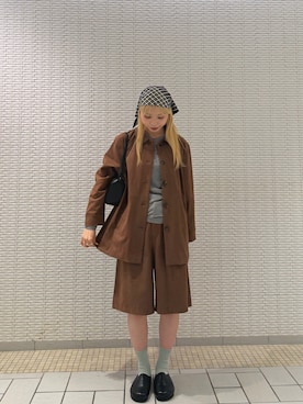 赤松恵衣さん(レディース・158cm)の秋コーディネート