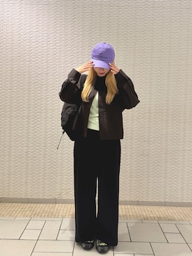 「GYMPHLEX（ジムフレックス）のアイテム」を使った、meiさん（レディース・158cm）の秋コーディネート