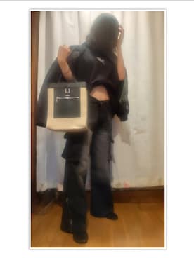 「アイテム（カーゴパンツ）」を使った、Ariaさん（レディース・158cm）の秋コーディネート