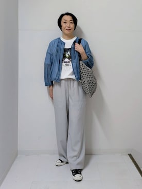 Asaさん（レディース・159cm）の春コーディネート