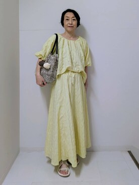 Asaさん（レディース・159cm）の夏コーディネート