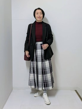 Asaさん（レディース・159cm）の秋コーディネート