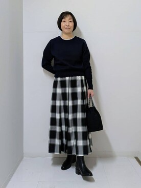 Asaさん（レディース・159cm）の冬コーディネート