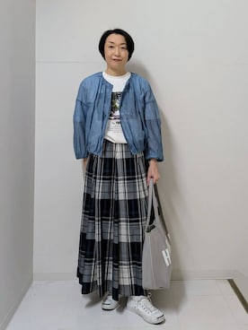 Asaさん（レディース・159cm）の春コーディネート