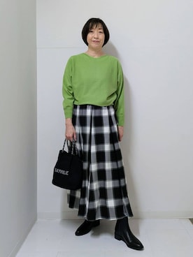 Asaさん（レディース・159cm）の冬コーディネート