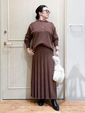 umeさん（レディース・159cm）の秋コーディネート