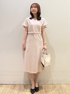 「index（インデックス）のアイテム（バッグ）」を使った、MOMOさん（レディース・158cm）の春コーディネート