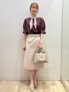「index（インデックス）のアイテム」を使った、MOMOさん（レディース・158cm）の夏コーディネート
