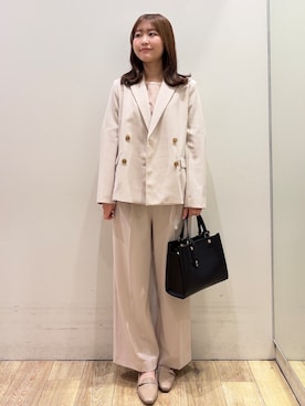 「index（インデックス）のアイテム（バッグ）」を使った、MOMOさん（レディース・158cm）の春コーディネート