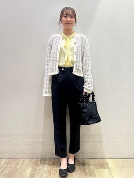 「index（インデックス）のアイテム（バッグ）」を使った、MOMOさん（レディース・158cm）の冬コーディネート