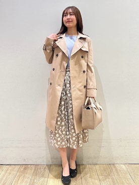 「index（インデックス）のアイテム（バッグ）」を使った、MOMOさん（レディース・158cm）の春コーディネート