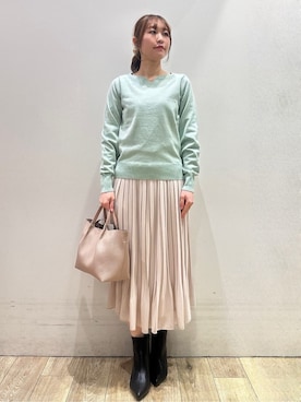 MOMOさん（レディース・157cm）の冬コーディネート
