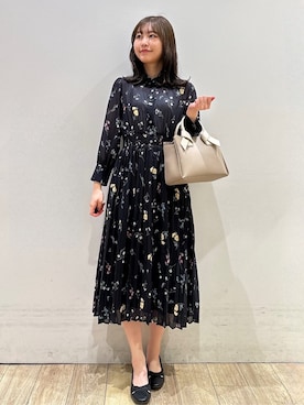 「index（インデックス）のアイテム（バッグ）」を使った、MOMOさん（レディース・158cm）の春コーディネート