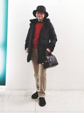 クロさんさん(レディース・158cm)の冬コーディネート