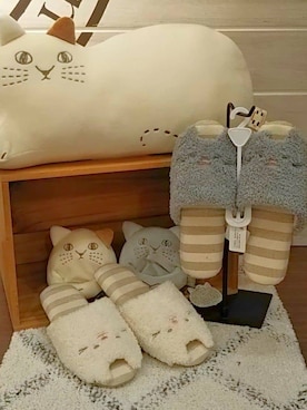 「アイテム（収納グッズ）」を使った、M.a*さん（レディース・158cm）の冬コーディネート