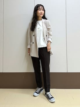 「Sunauna（スーナウーナ）のアイテム」を使った、mamiさん（レディース・151cm）の春コーディネート