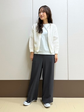 「Sunauna（スーナウーナ）のアイテム」を使った、mamiさん（レディース・151cm）の春コーディネート