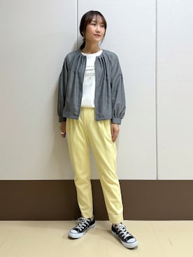 「SOUP（スープ）のアイテム（トップス）」を使った、mamiさん（レディース・151cm）の春コーディネート