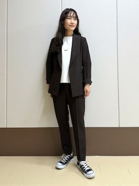 「Sunauna（スーナウーナ）のアイテム」を使った、mamiさん（レディース・151cm）の春コーディネート