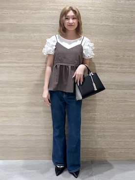 ふうかさん（レディース・153cm）の春コーディネート