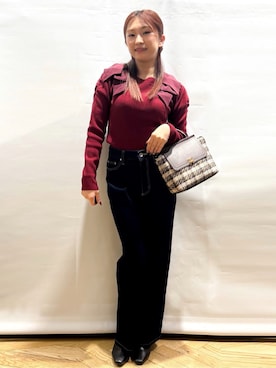 ふうかさん(レディース・153cm)の冬コーディネート