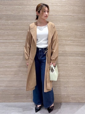 「index（インデックス）のアイテム（ジャケット/アウター）」を使った、ふうかさん（レディース・153cm）の春コーディネート