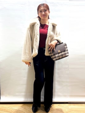 ふうかさん(レディース・153cm)の冬コーディネート