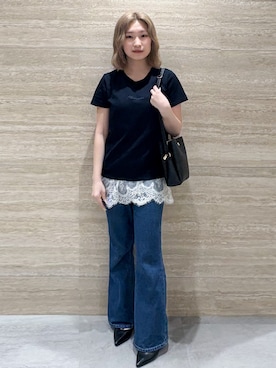 ふうかさん（レディース・153cm）の春コーディネート