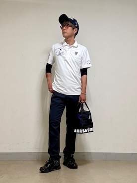 「ADABAT STREAM（アダバットストリーム）のアイテム」を使った、yamaさん（メンズ・174cm）の夏コーディネート