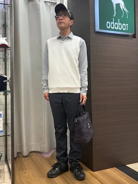 「COUP DE CHANCE（クードシャンス）のアイテム」を使った、yamaさん（メンズ・174cm）の春コーディネート