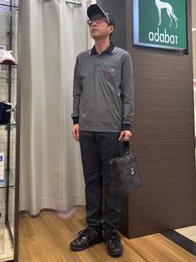 「COUP DE CHANCE（クードシャンス）のアイテム」を使った、yamaさん（メンズ・174cm）の春コーディネート