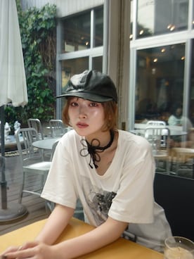 羽鳥聖菜さん（レディース・162cm）の夏コーディネート