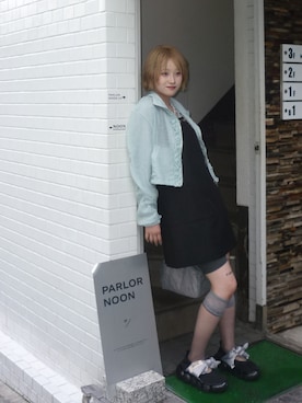 「Rohwel（ローウェル）のアイテム」を使った、羽鳥聖菜さん（レディース・162cm）の夏コーディネート