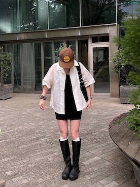 「Confirm（コンファーム）のアイテム」を使った、Miiさん（レディース・160cm）の夏コーディネート