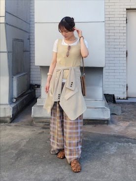 つ　きさん（レディース・161cm）の夏コーディネート