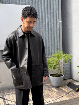 「30代メンズファッション」｜佐藤　佑樹さん（メンズ・166cm）の秋コーディネート