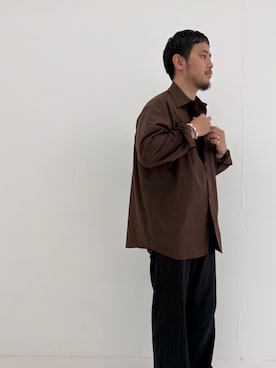 「30代メンズファッション」｜佐藤　佑樹さん（メンズ・166cm）の夏コーディネート