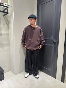 「BEAVER（ビーバー）のアイテム」を使った、聖也さん（メンズ・168cm）の秋コーディネート