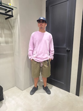 「MANASTASH（マナスタッシュ）のアイテム」を使った、聖也さん（メンズ・168cm）の夏コーディネート