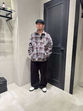 「BEAVER（ビーバー）のアイテム」を使った、聖也さん（メンズ・168cm）の秋コーディネート