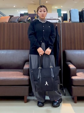 「TAKEO KIKUCHI（タケオキクチ）のアイテム」を使った、namicoさん（メンズ・160cm）の秋コーディネート