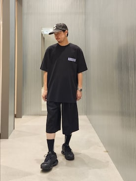 「EKAL（エカル）のアイテム」を使った、ぐっさんさん（メンズ・167cm）の夏コーディネート