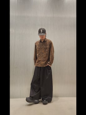 「LAATO（ラート）のアイテム」を使った、ぐっさんさん（メンズ・167cm）の春コーディネート
