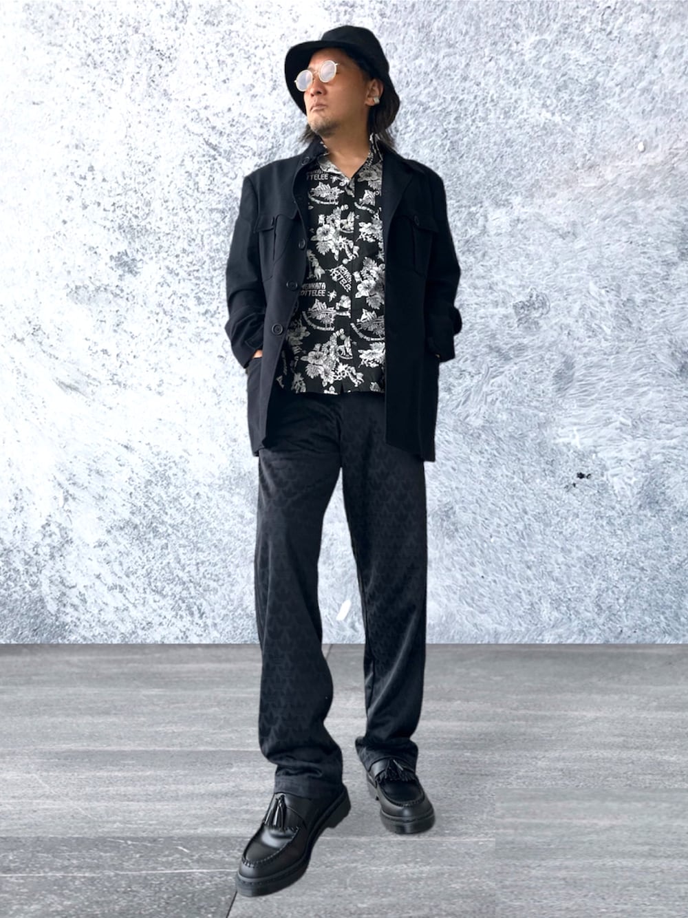 Yohji Yamamoto POUR HOMMEのノーカラージャケットを使った人気