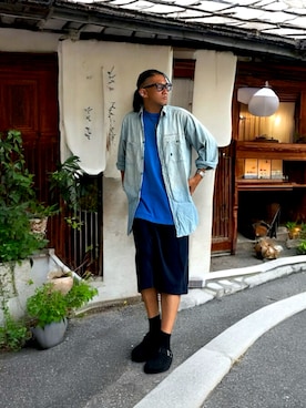「アイテム（Tシャツ/カットソー）」を使った、STO(スト)さん（メンズ・168cm）の秋コーディネート