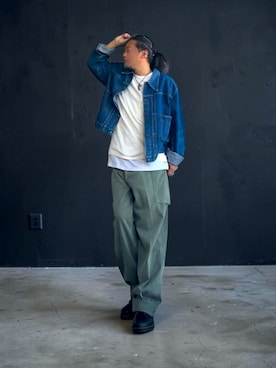 「KUUUPY（クーピー）のアイテム」を使った、STO(スト)さん（メンズ・168cm）の春コーディネート