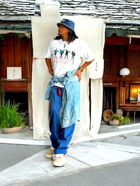 「アイテム（チノパンツ）」を使った、STO(スト)さん（メンズ・168cm）の秋コーディネート