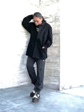 「Dr. Martens(ドクターマーチン)のDr.Martens (ドクターマーチン) / 5ホール ウイングチップシューズ BEX BROGUE SHOE(ドレスシューズ)」を使った、STO(スト)さん(メンズ・168cm)の春コーディネート