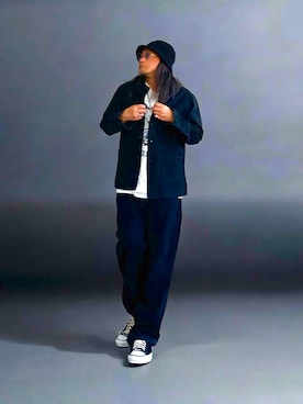 「CONVERSE（コンバース）のアイテム（シューズ）」を使った、STO(スト)さん（メンズ・168cm）の春コーディネート